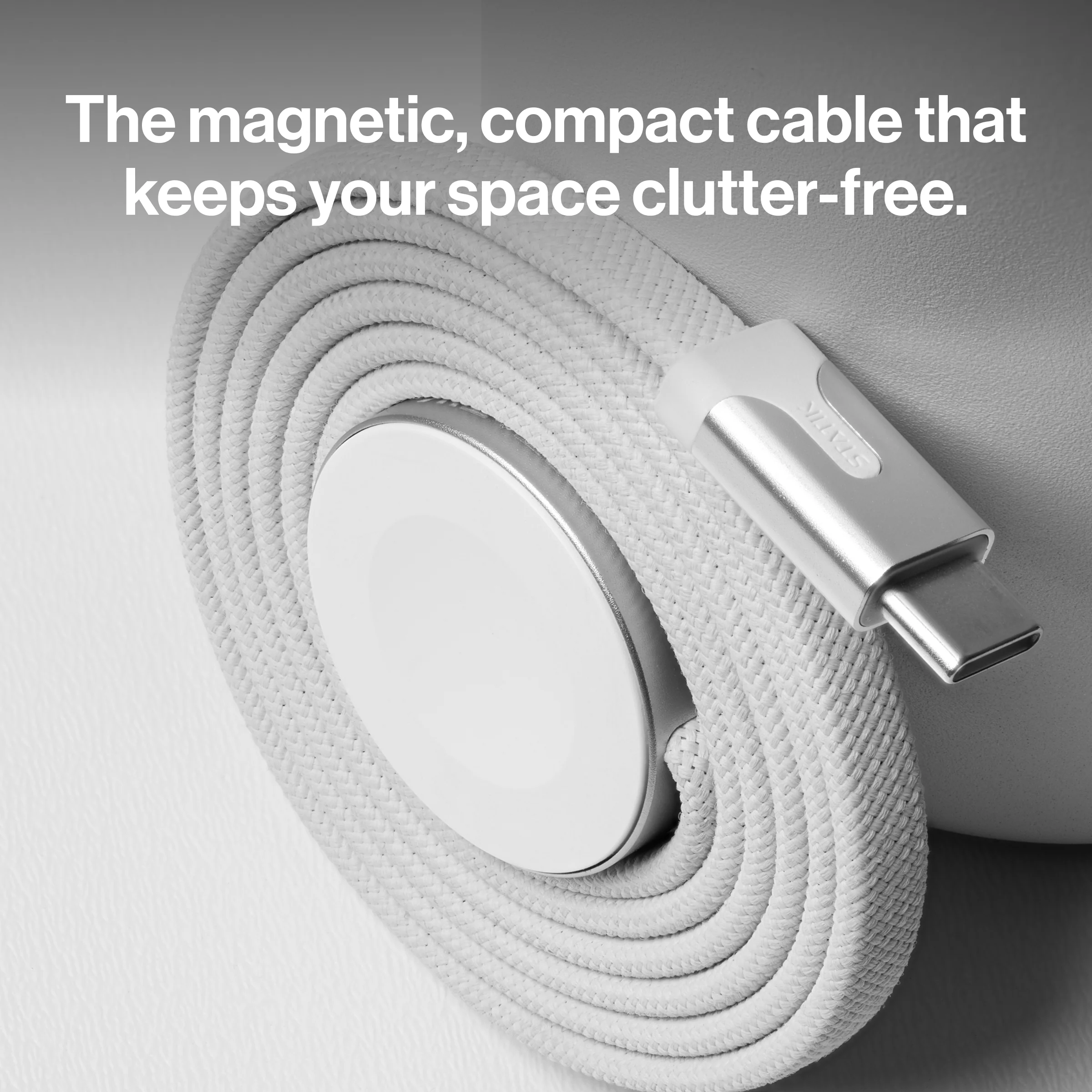 MagStackĀ® Slim For Apple Watch | USB-C Apple Watch Cable | Tangle-Free Magnetic Nylon | 3ft - Image 10