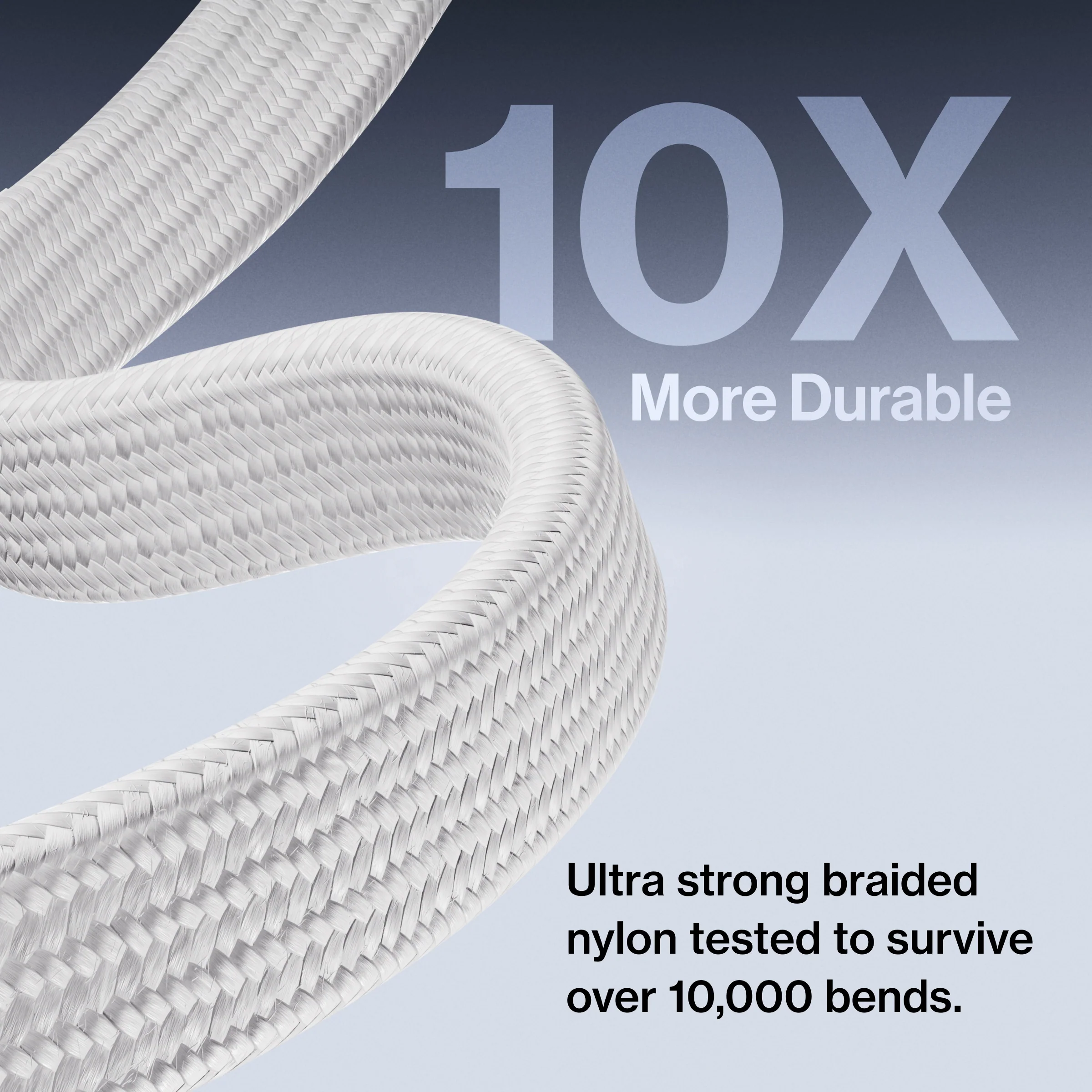 MagStackĀ® Slim For Apple Watch | USB-C Apple Watch Cable | Tangle-Free Magnetic Nylon | 3ft - Image 6