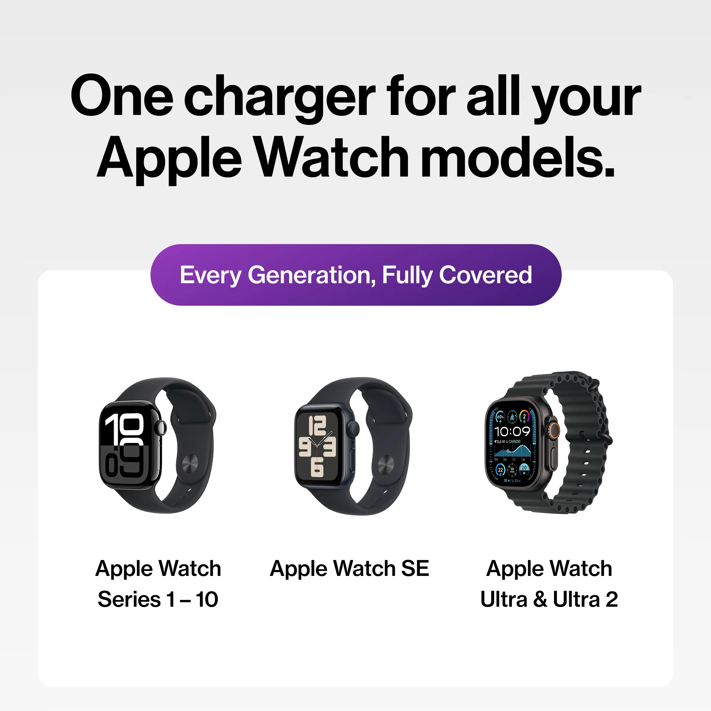 MagStackĀ® Slim For Apple Watch | USB-C Apple Watch Cable | Tangle-Free Magnetic Nylon | 3ft - Image 8