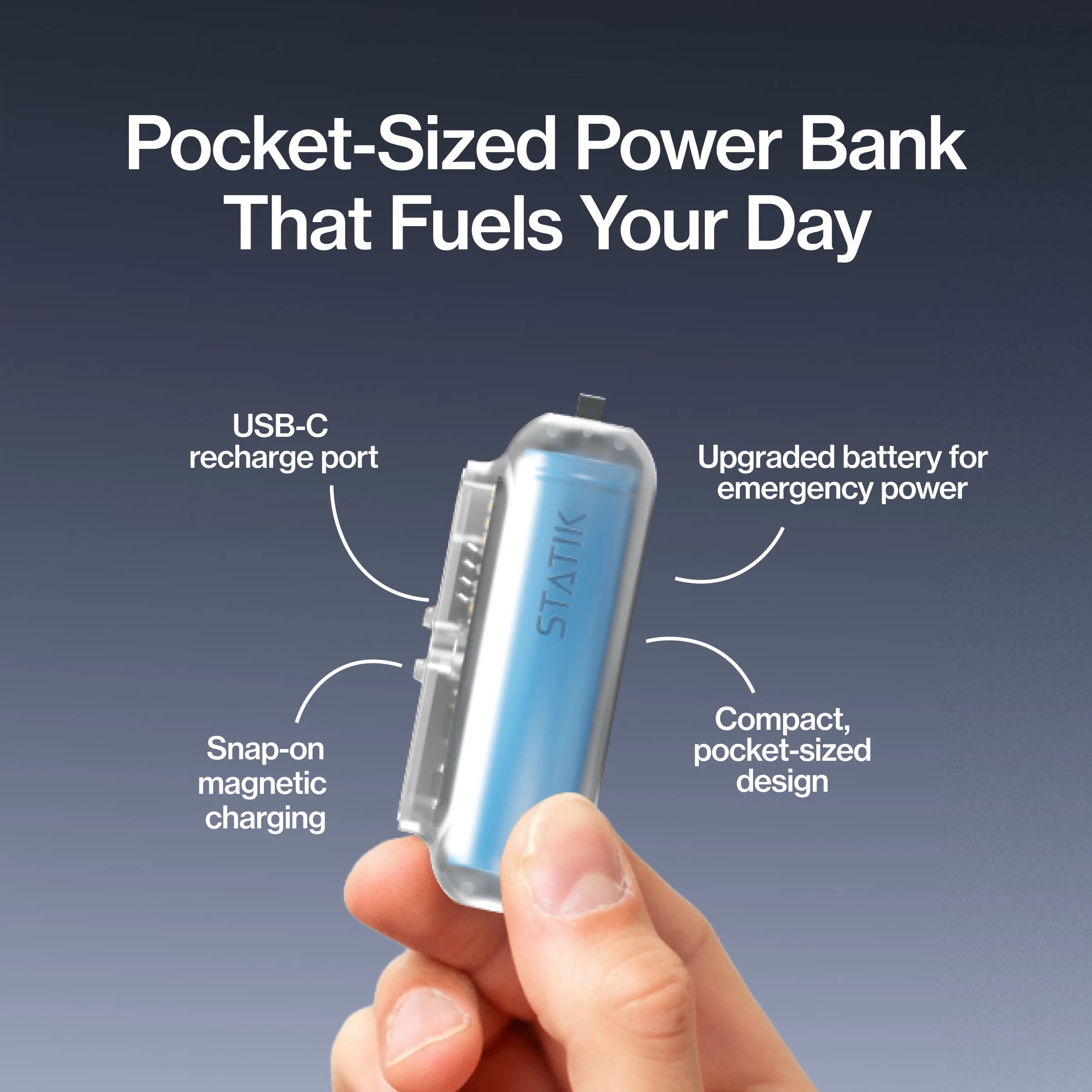 Snap-N-Charge® | Universal Magnetic Power Bank - Image 15