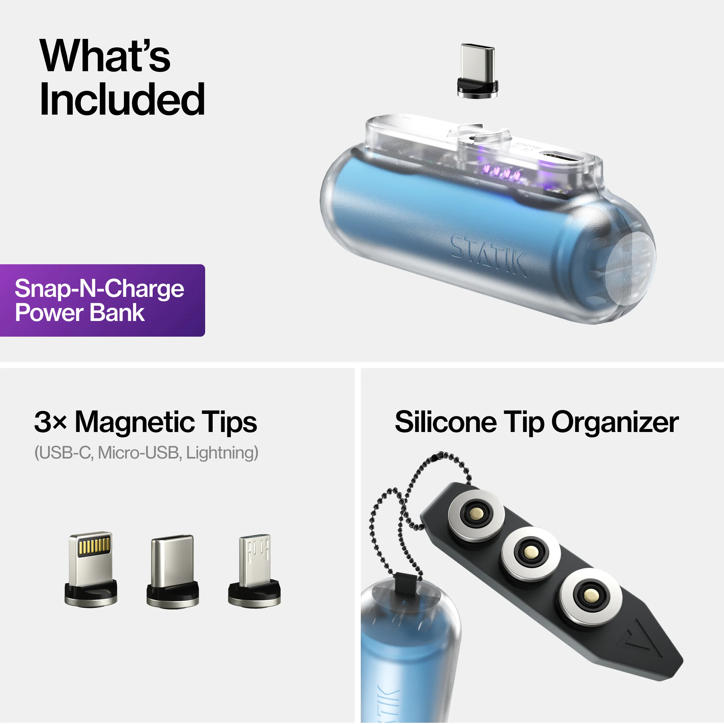 Snap-N-Charge® | Universal Magnetic Power Bank - Image 18