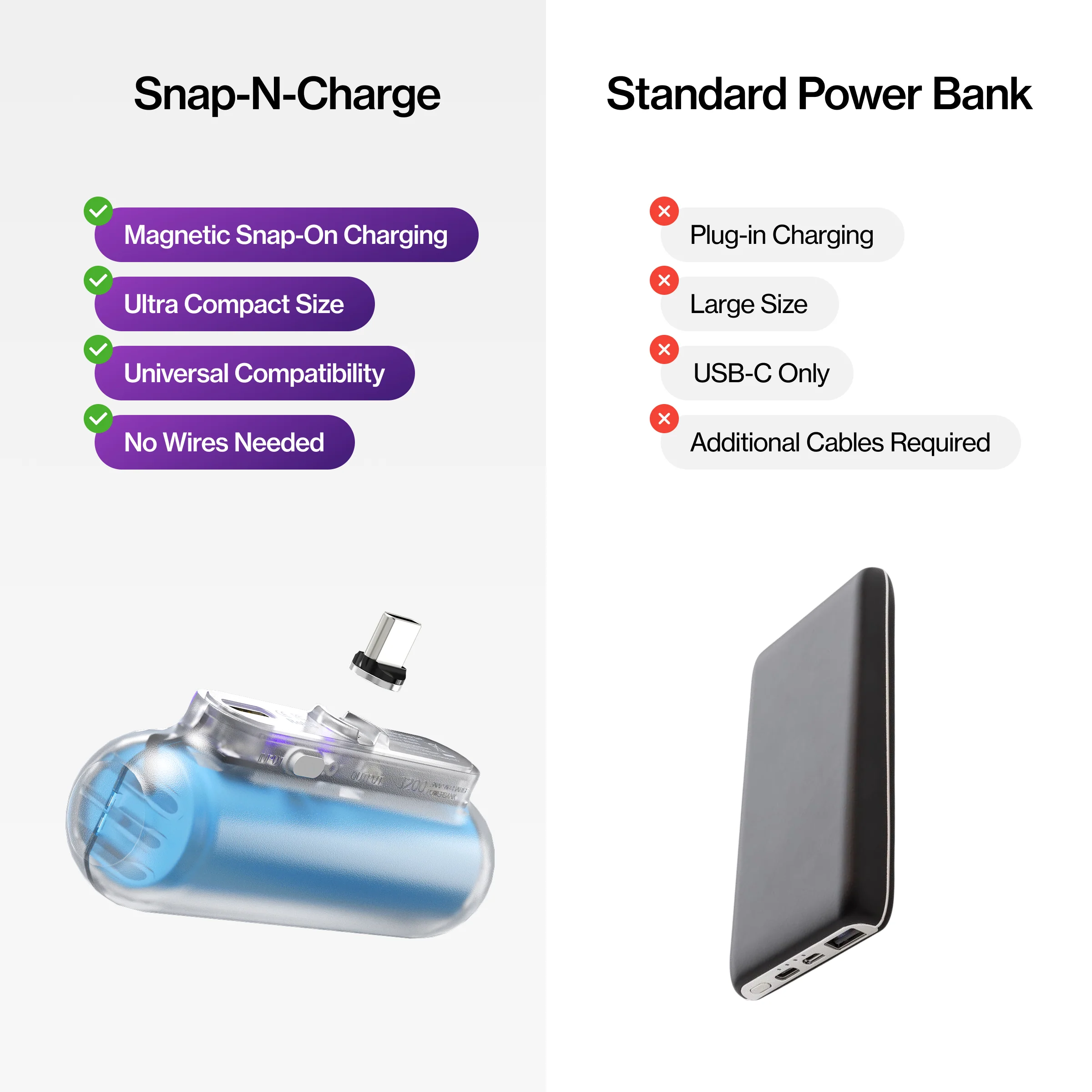 Snap-N-Charge® | Universal Magnetic Power Bank - Image 21