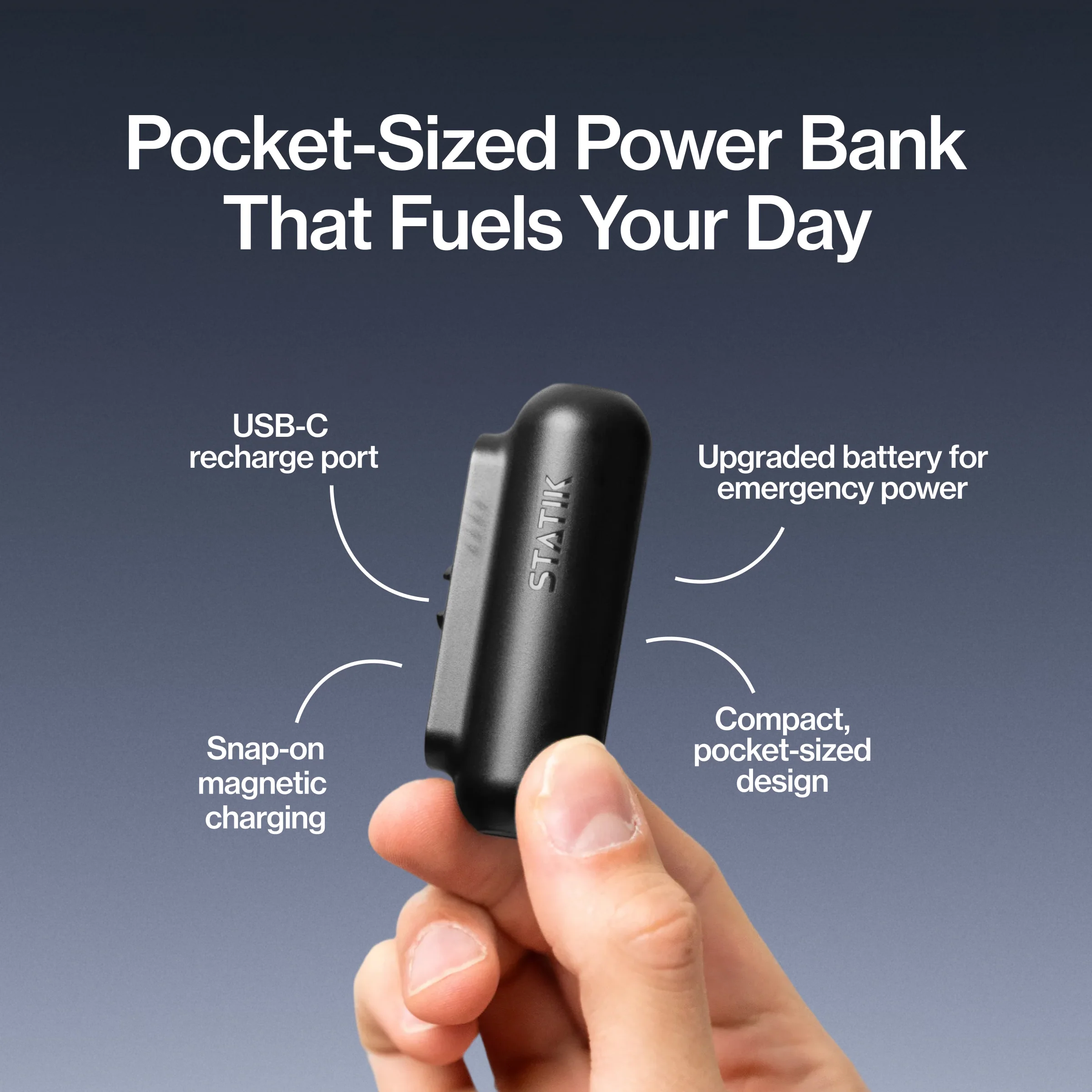 Snap-N-Charge® | Universal Magnetic Power Bank - Image 3