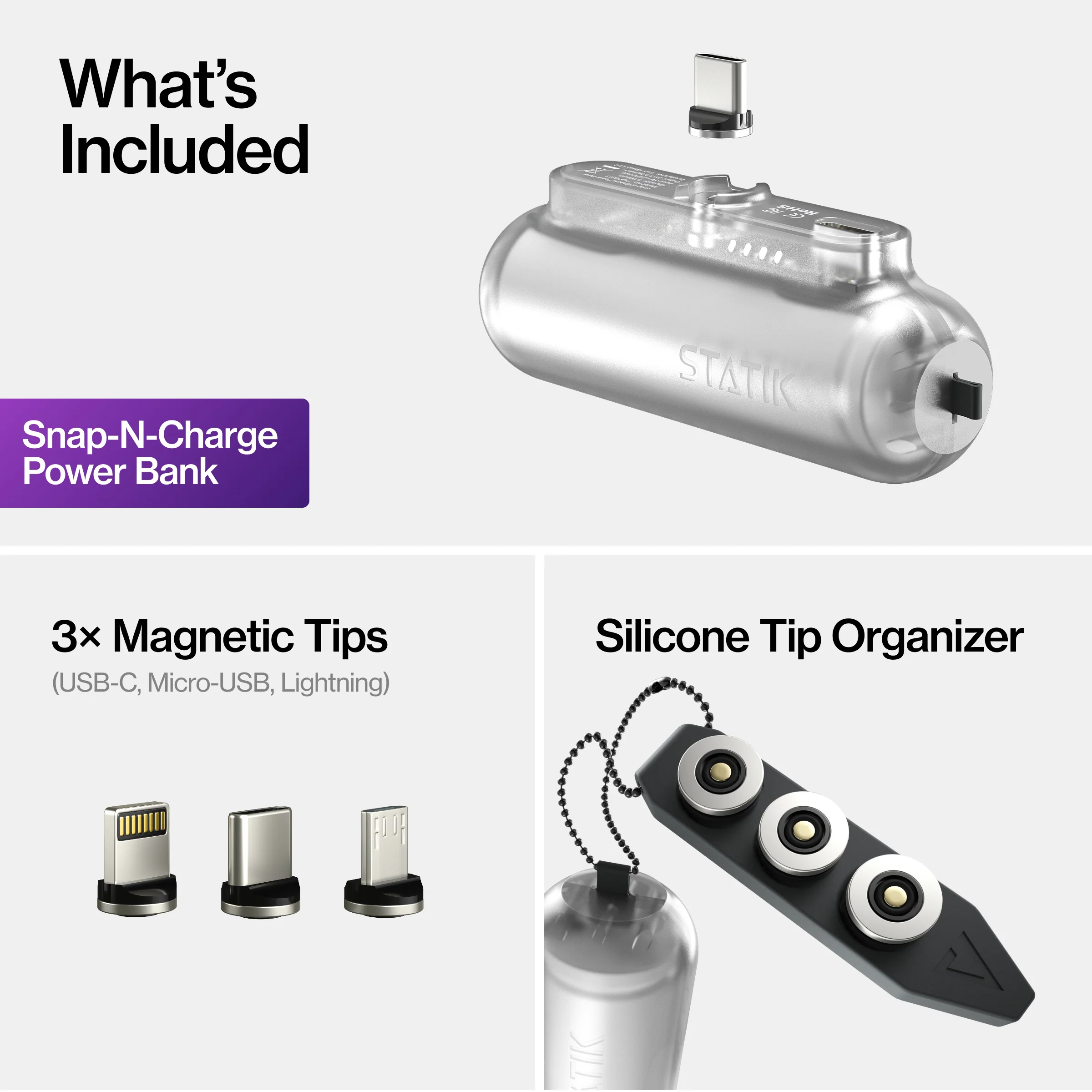 Snap-N-Charge® | Universal Magnetic Power Bank - Image 30