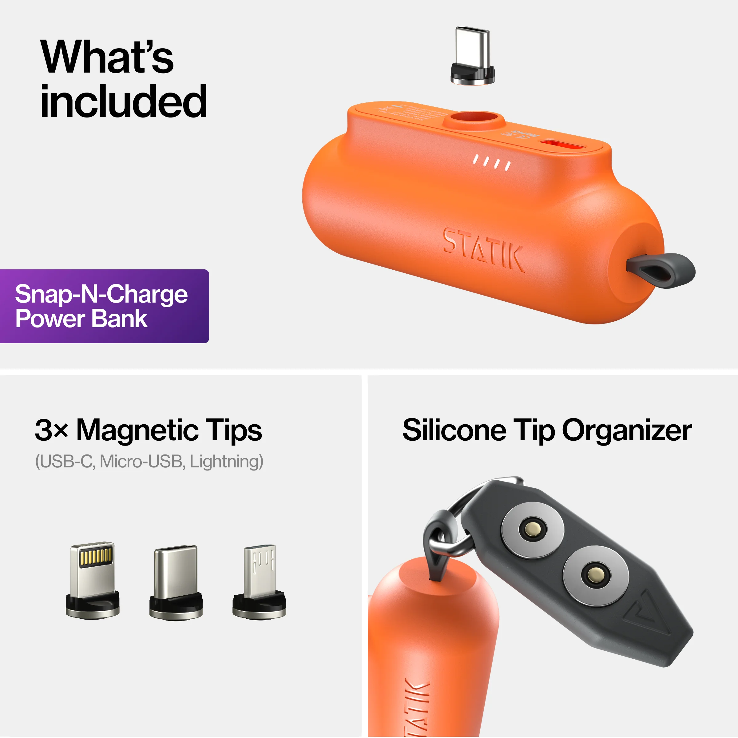 Snap-N-Charge® | Universal Magnetic Power Bank - Image 42