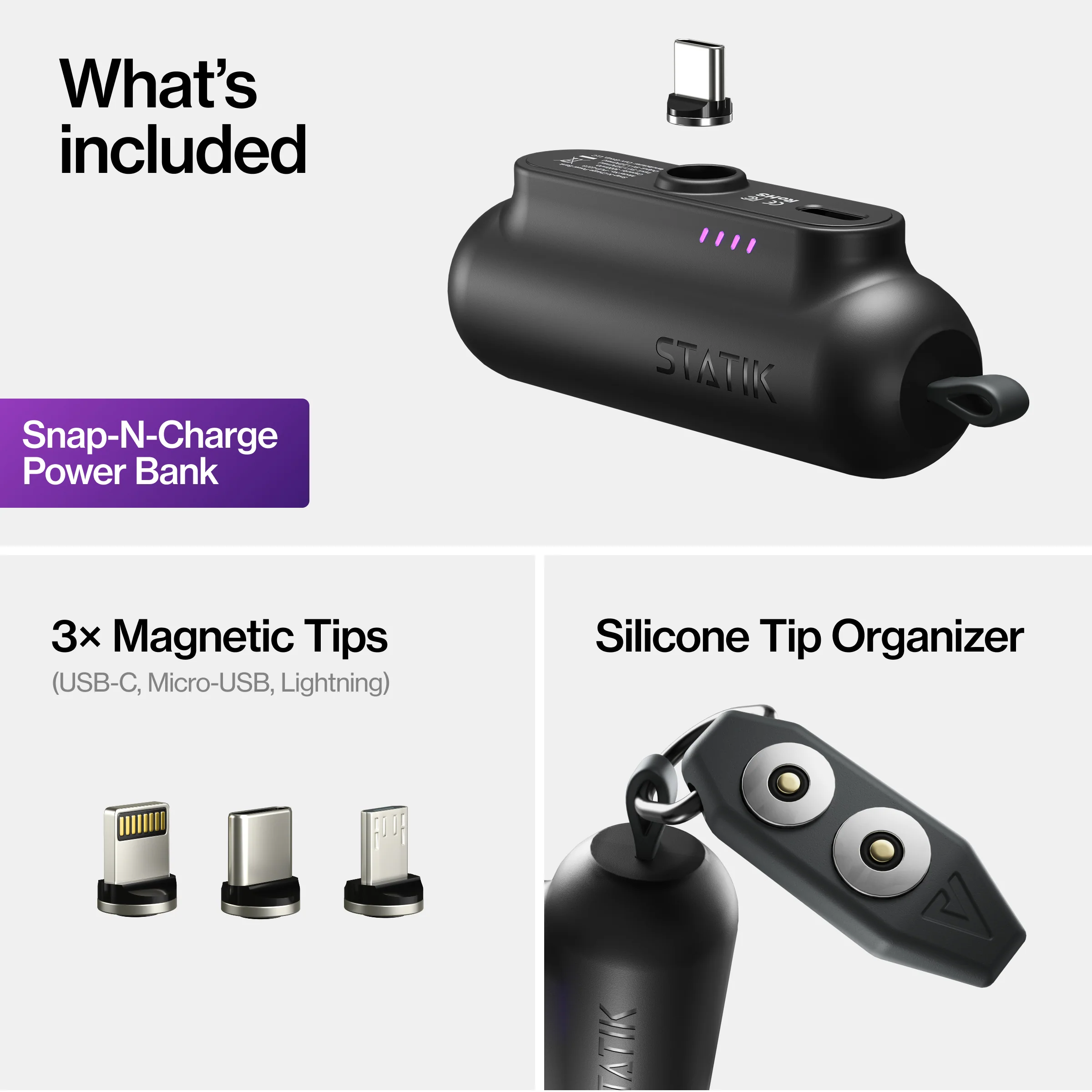 Snap-N-Charge® | Universal Magnetic Power Bank - Image 6