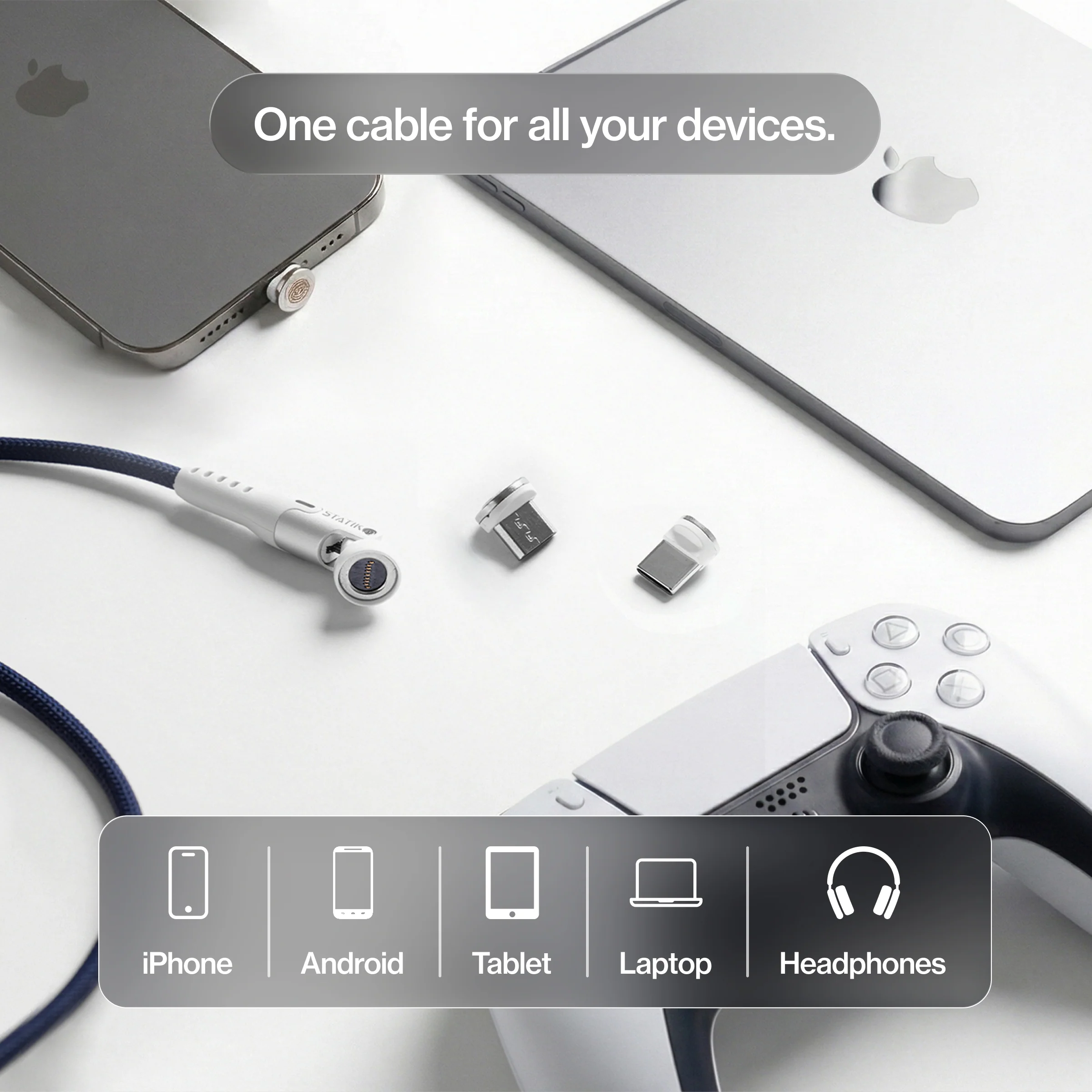 Statik® 360 Pro | 100W Universal Charge & Data Cable - Image 42